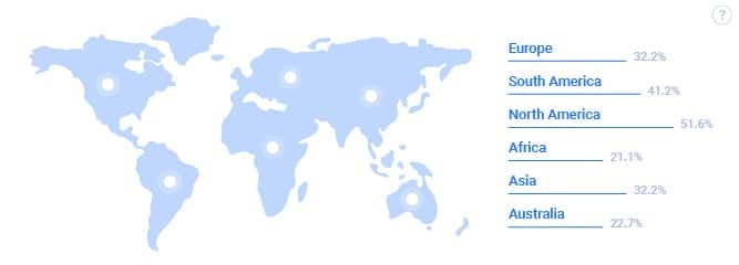 a map of the world