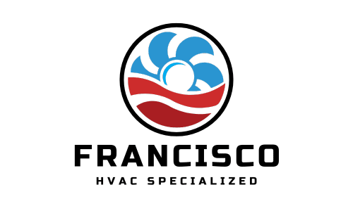a logo with a black background